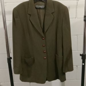 100% wool Eileen Fisher jacket and pant